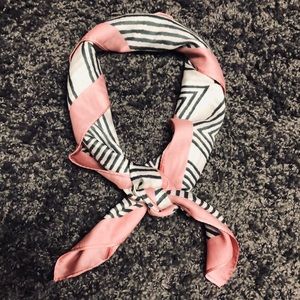 Silk Patterned Scarf Bandana
